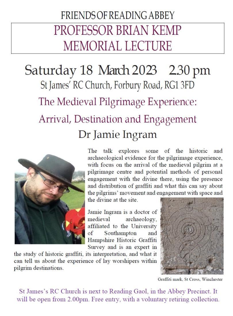 poster showing lecture information