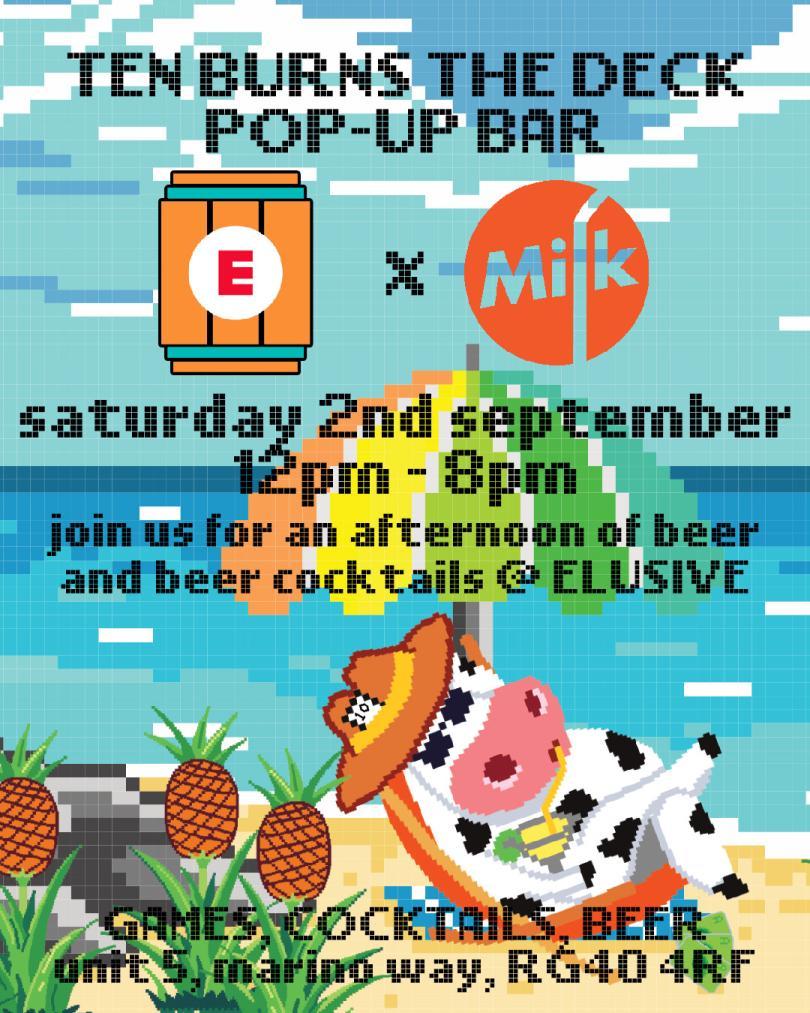 A Cow Drinking A Daiquiri