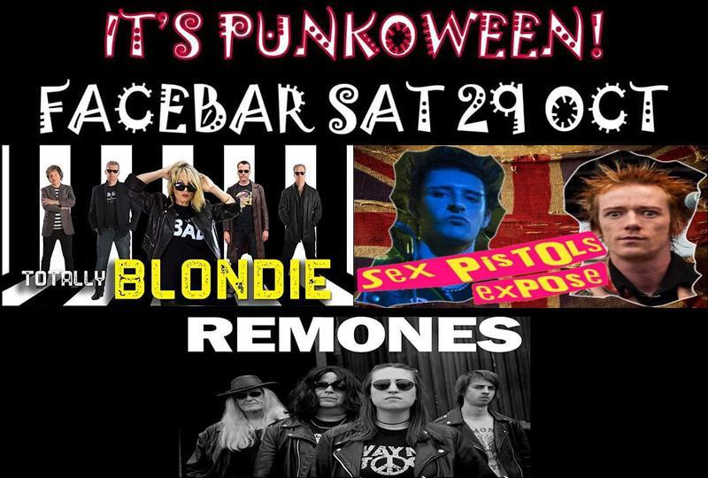 Punkoween - tribute festival with three of the classic punk bands Blondie, Sex Pistols and the Ramones