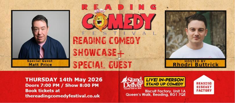 Reading comedy showcase banner 