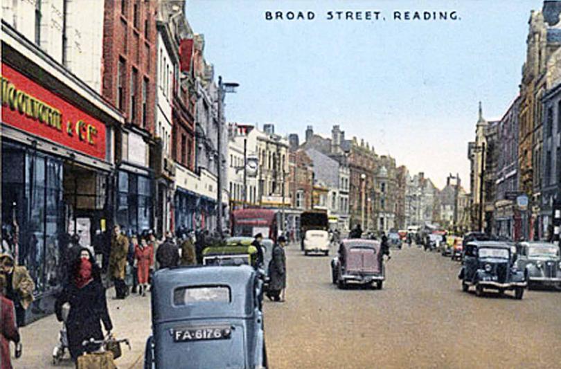 Reading Broad Street Shops - old image