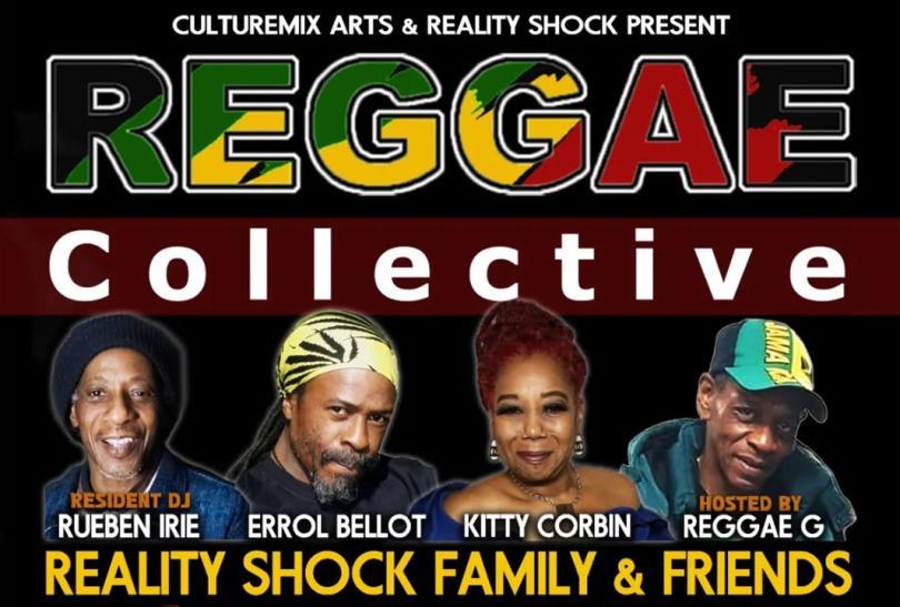 poster with headshots of the artists performing
