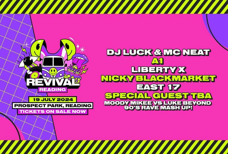 Revival Reading 2024 line-up poster