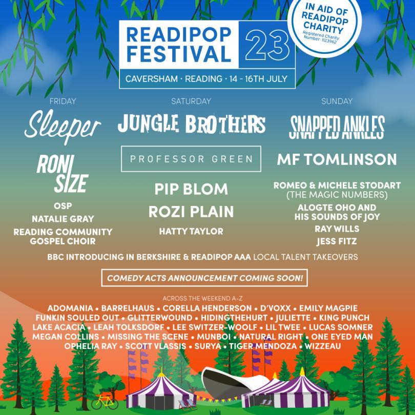 Readipop Festival Line Up Poster
