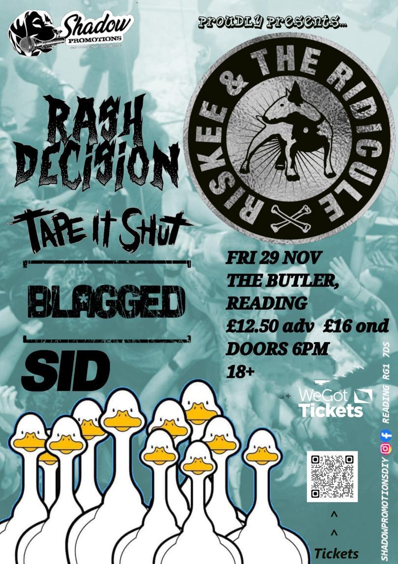 Shadow Promotions Presents: Riskee and the Ridicule