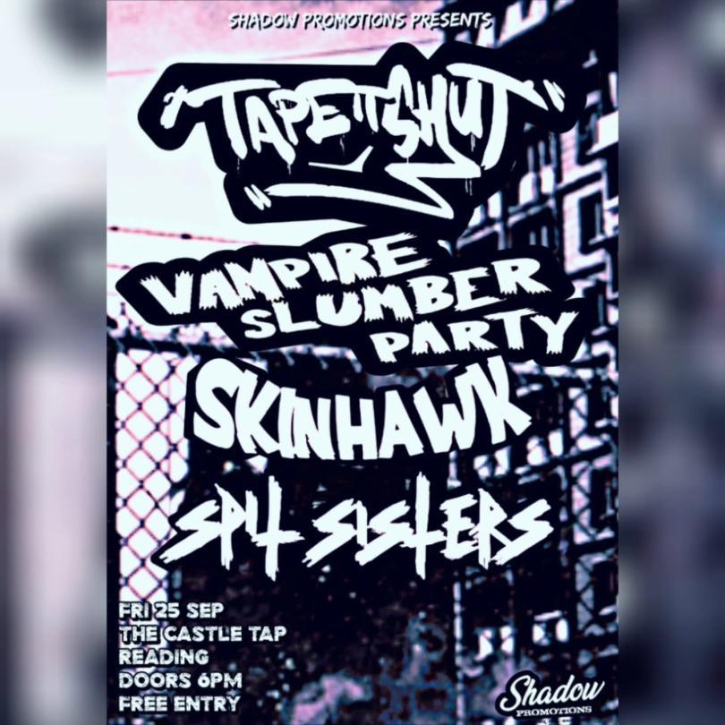 Poster with band logos