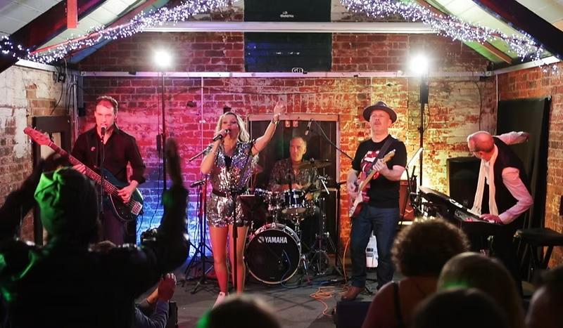 SuperBand on stage at The Butler