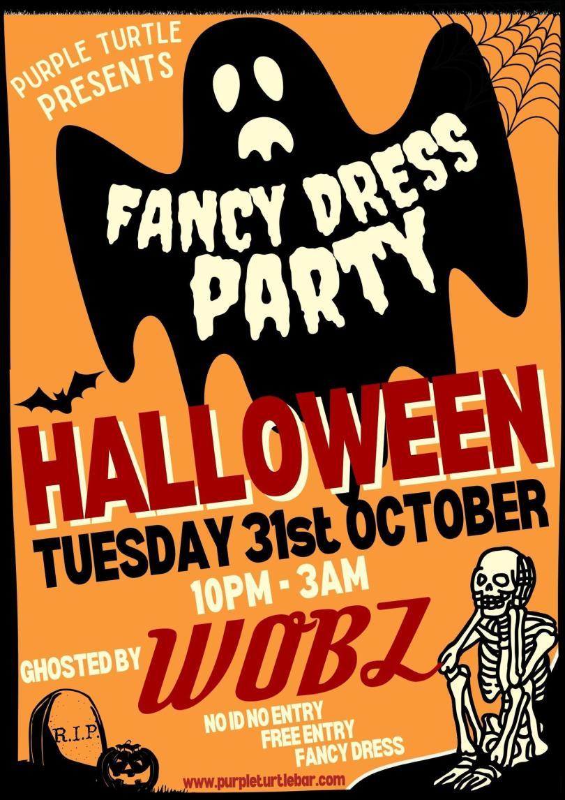 Purple Turtle's Halloween Facny Dress Party