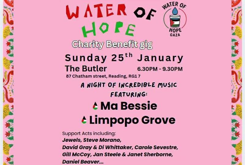 Poster featuring info on the line-up