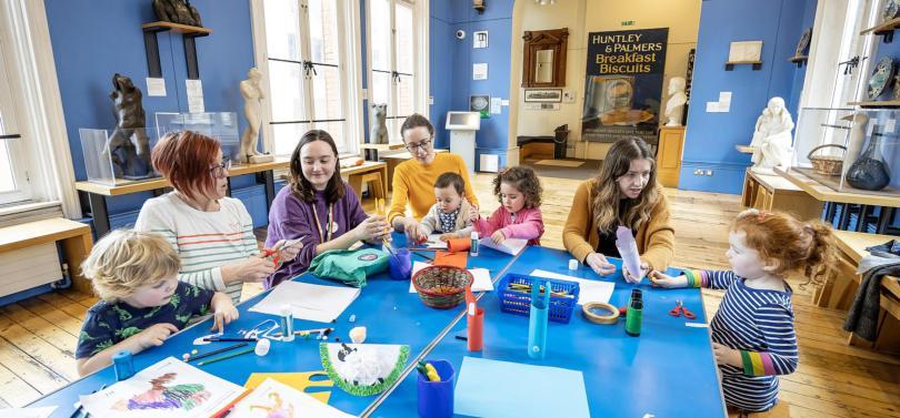 Making crafts at Reading Museum