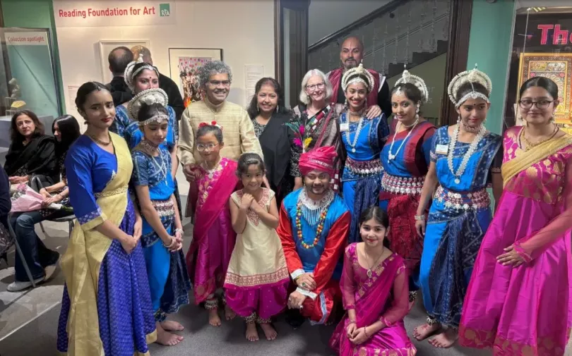 Classical Indian dancers in costume