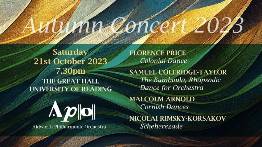 concert leaflet with the programme details