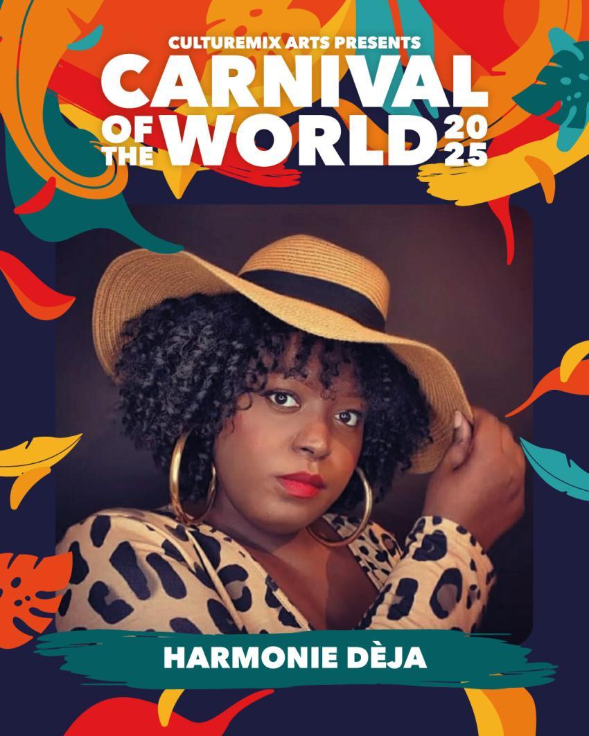 photo of one the artists performing at the event ' Harmonie Dèja'