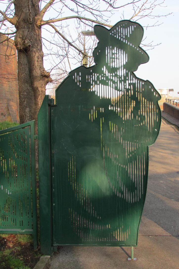 Oscar Wilde Gates near Reading Gaol