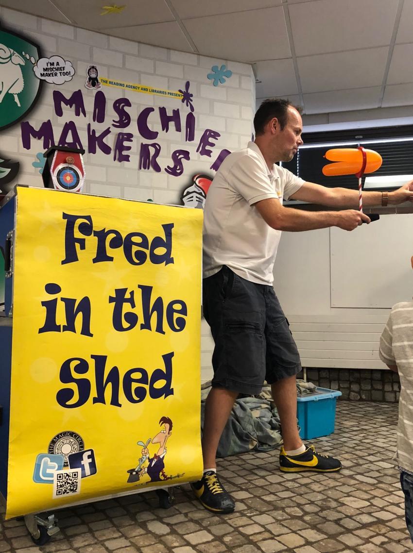 Fred In The Shed Magic Show