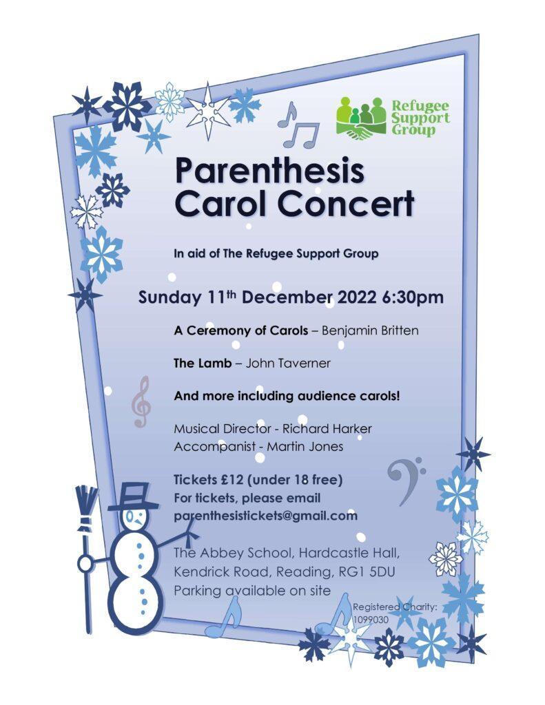parenthesis concert poster