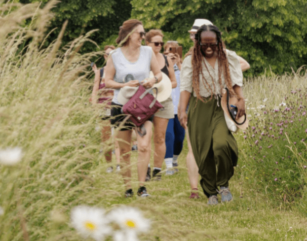 6km guided walk between 2 vineyards with tours and tastings