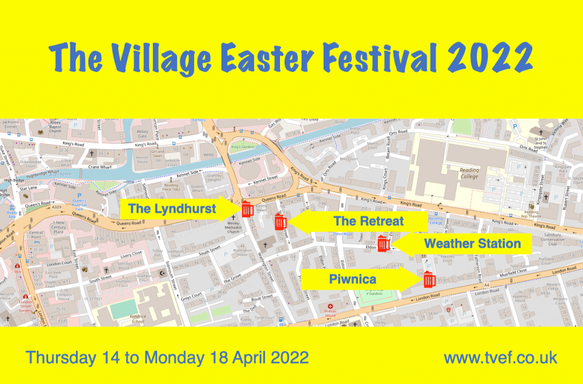 The Village Easter Festival map