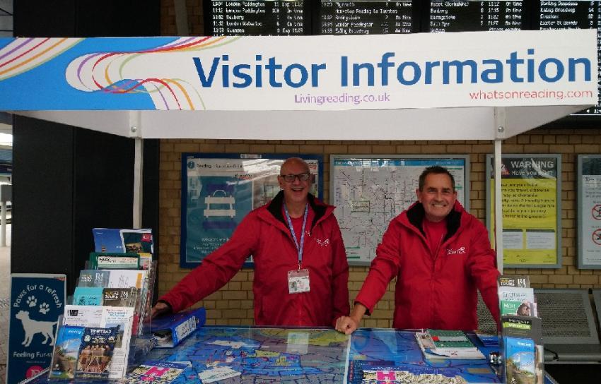Welcome ambassadors at Reading Station