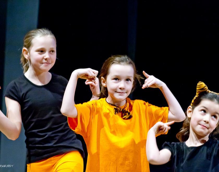 StageAbility drama students in costume on stage 