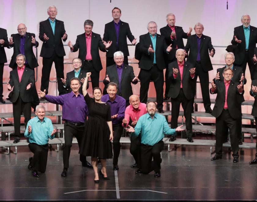 Thames  Valley Chorus in competition at Harrogate