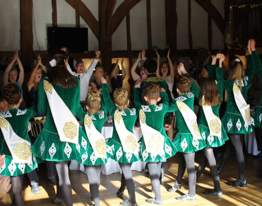 Wedding performance by O'Gara School of Irish Dance