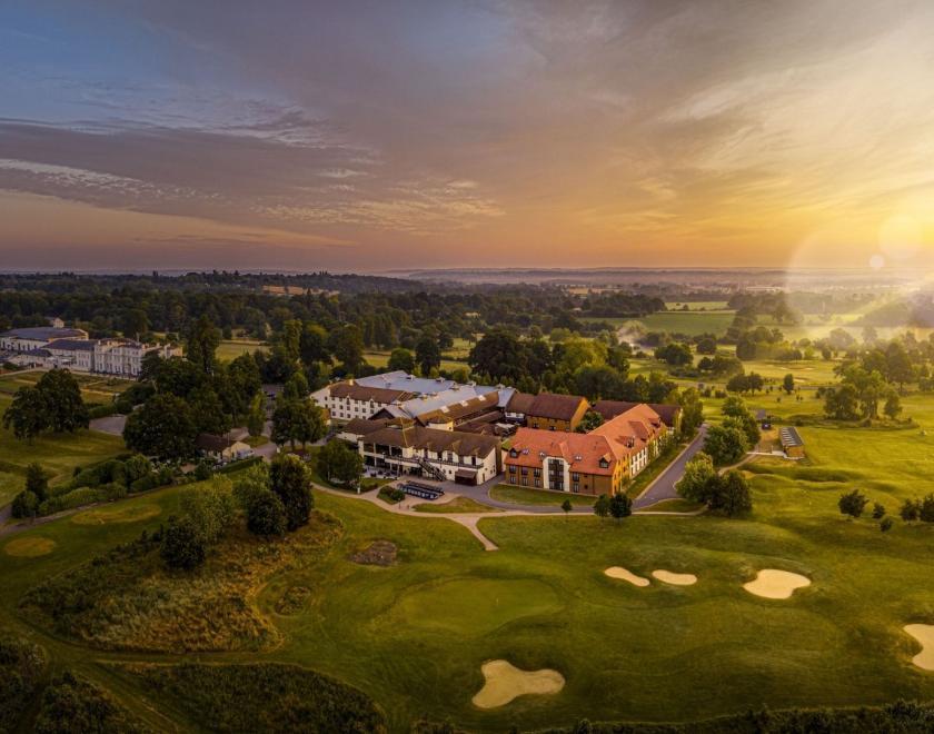 A drone shot of the Estate.