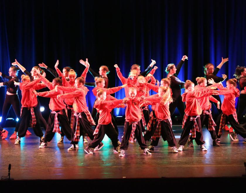 Dancers on Stage at a Show in Reading