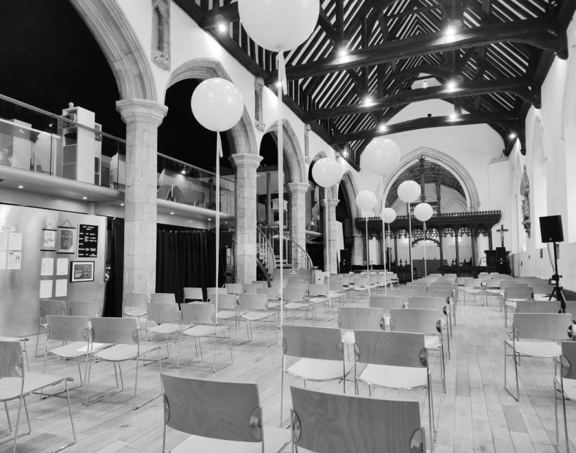 Interior of St Laurence Church