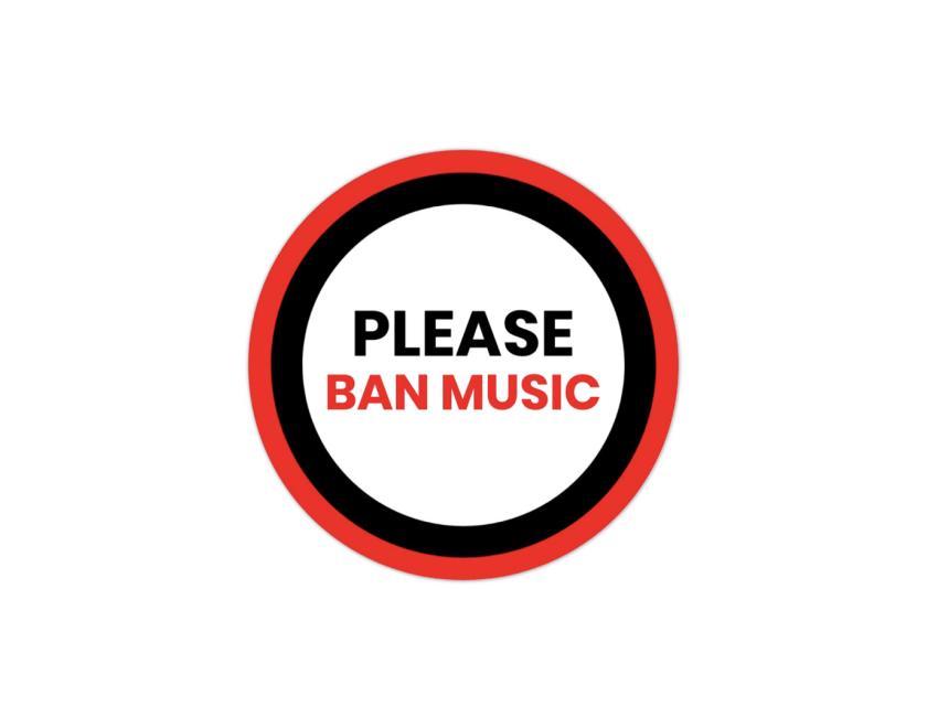 Please Ban Music Logo
