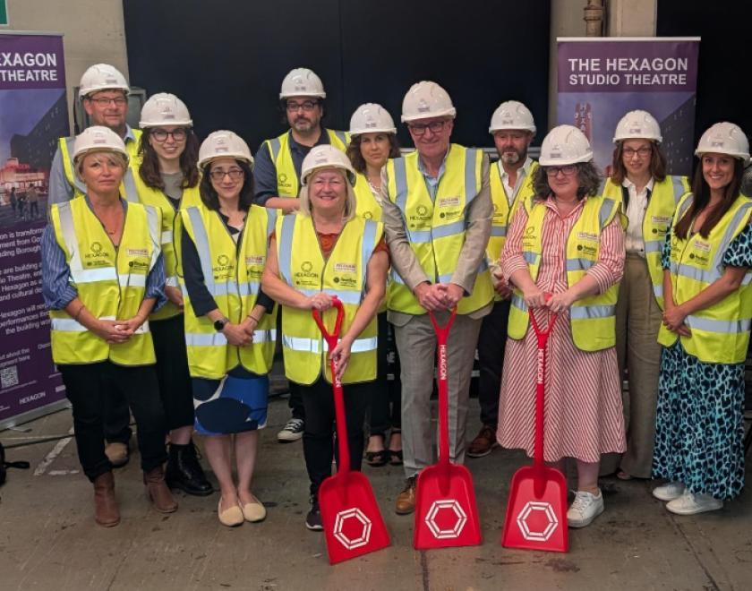 Work begins to create new Studio Theatre at The Hexagon