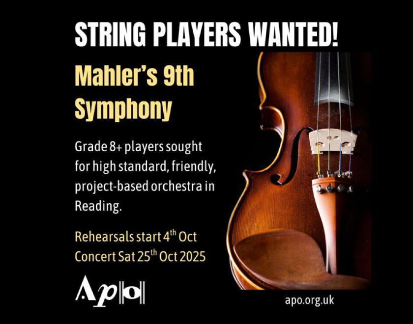 Aldworth Philharmonic Orchestra are looking for strings!