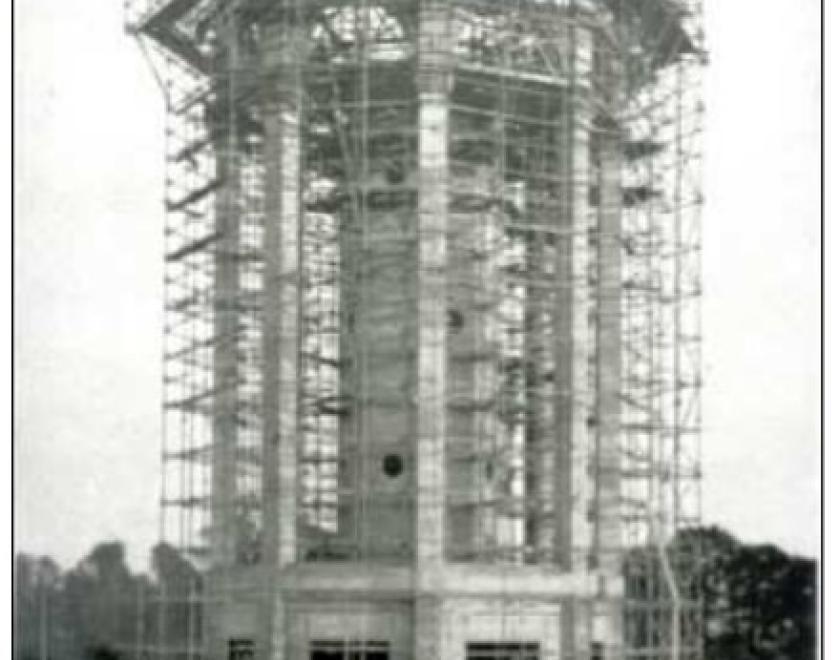 1932 New Water Tower under construction