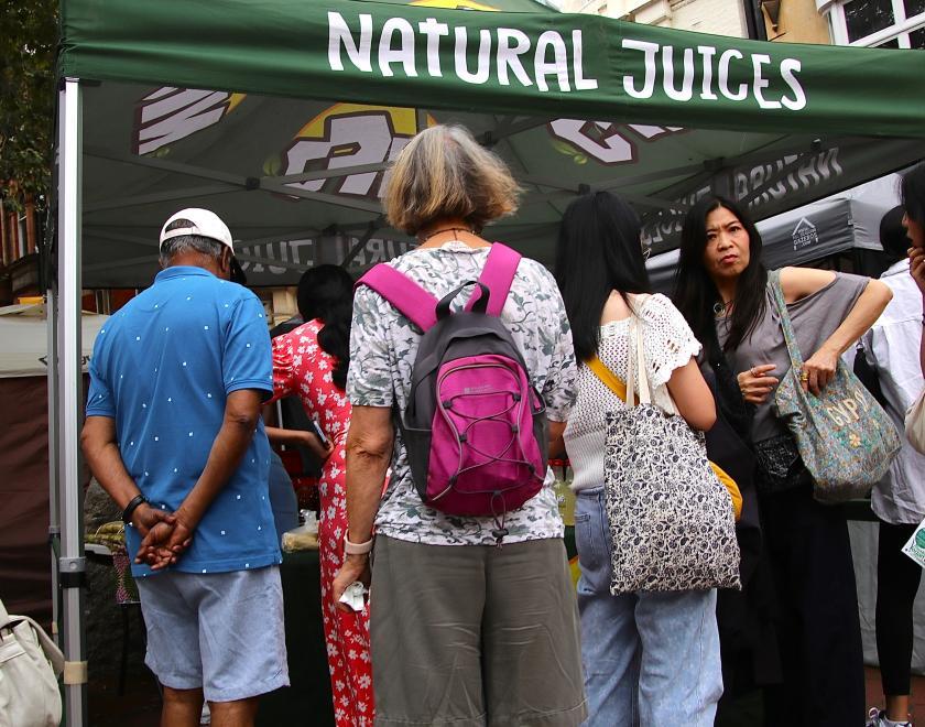 People enjoying Reading Vegan Festival