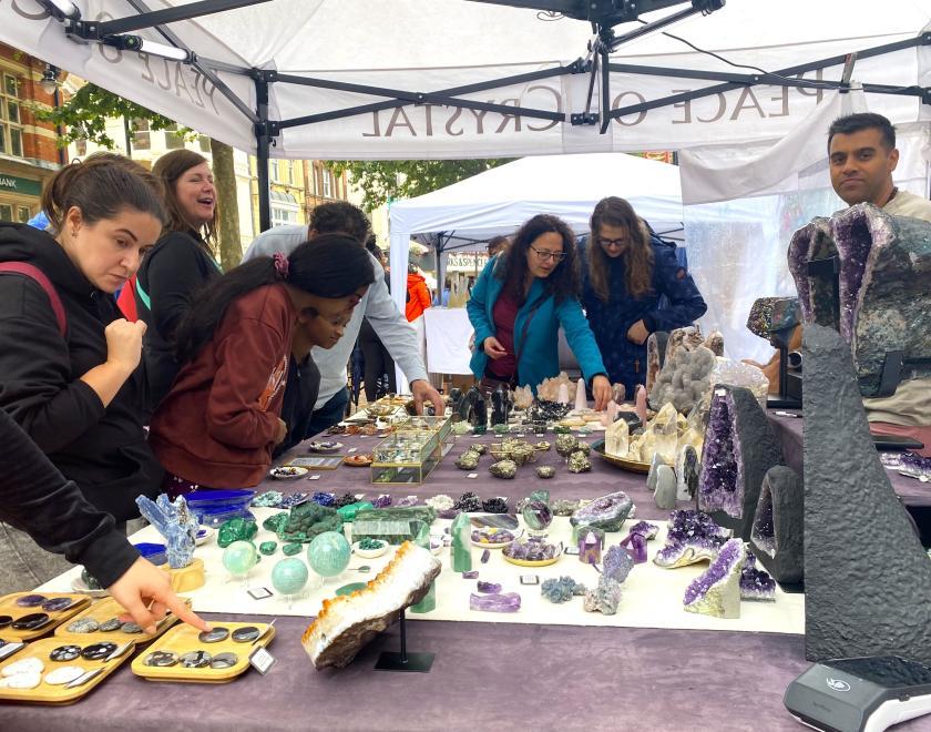 People enjoying Reading Vegan Festival