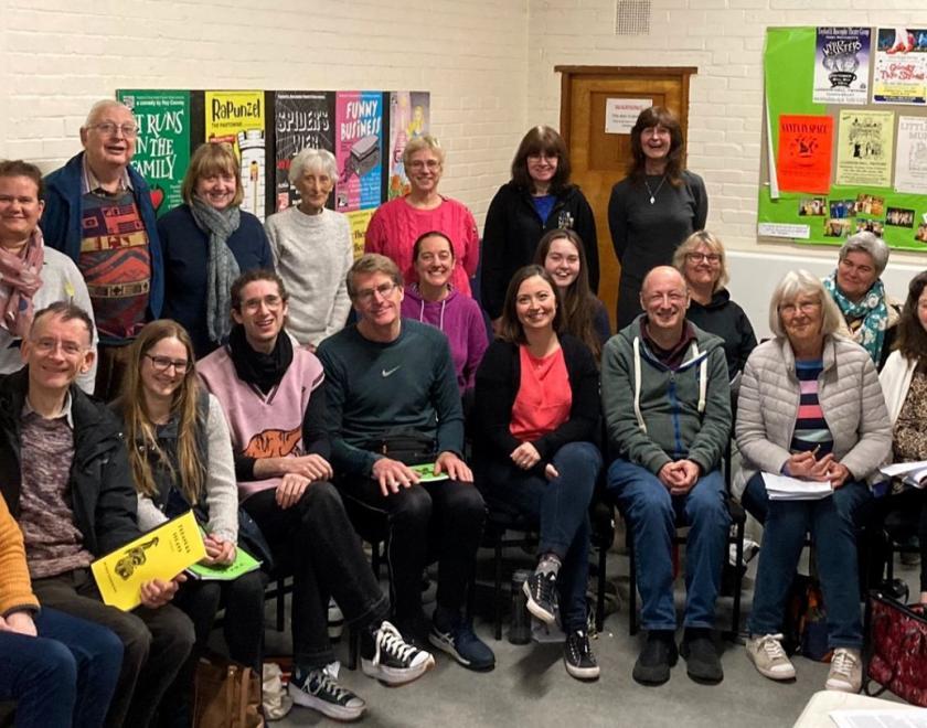 Twyford Theatre rehearse New Year panto Treasure Island