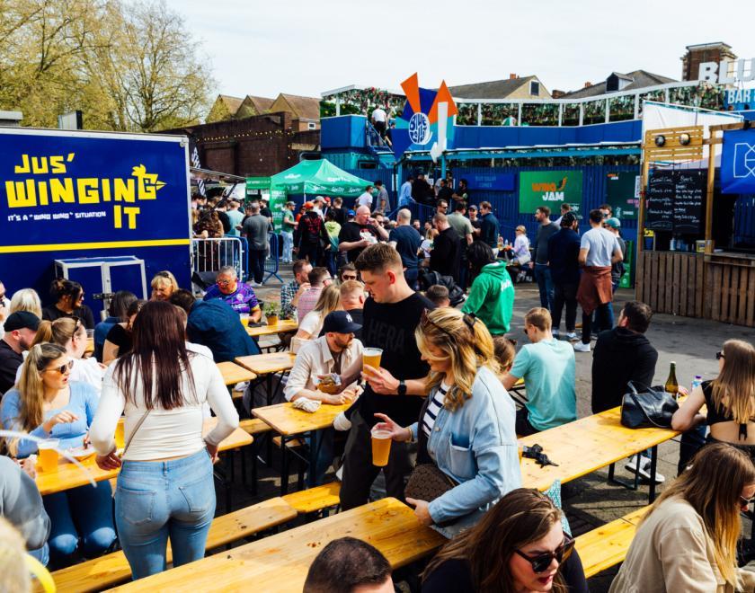  WingJam Festival returns to Reading's Blue Collar Corner