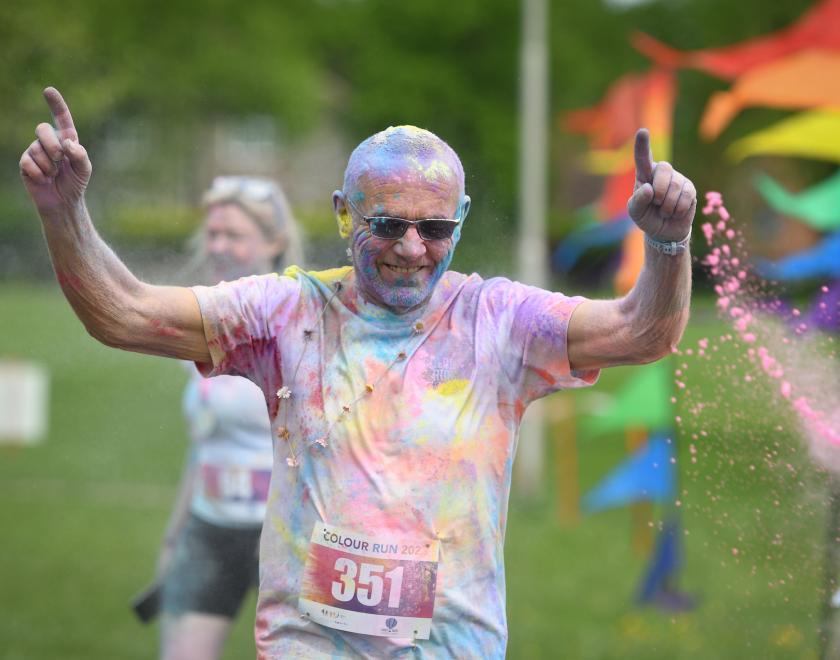 Runners at Reading Colour Run
