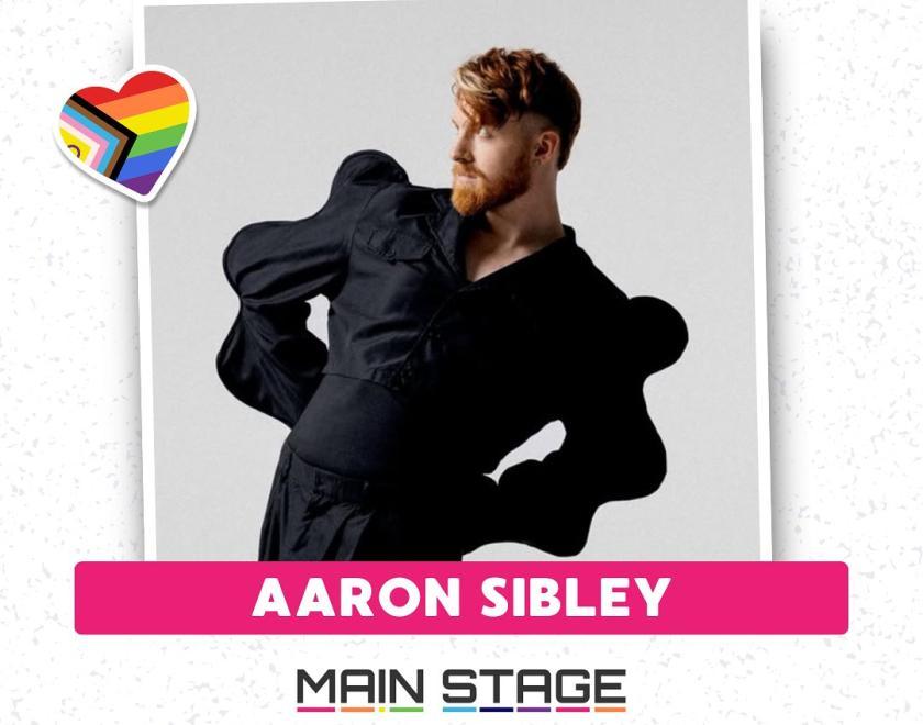 Aaron Sibley is performing on the Main Stage at Reading Pride Love Unites