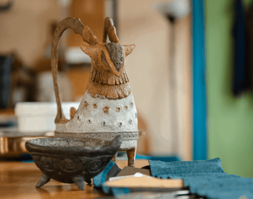 Sculpltures by the artist Andre Aghassi
