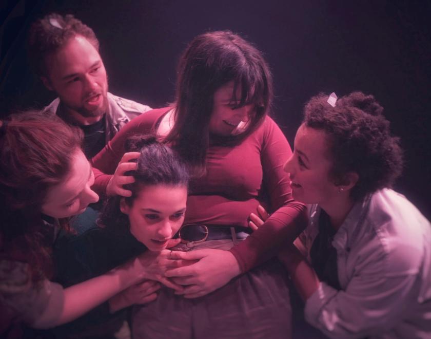 Baby shower scene from Anthropocene: the Human Era