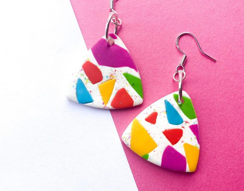 Terrazzo Earring Workshop at Double-Barrelled Brewery