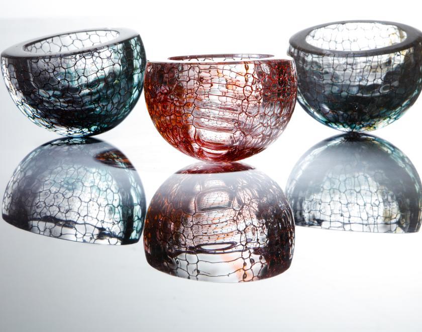 Glassware by Emmy Palmer will be found at the Yattendon Winter Market