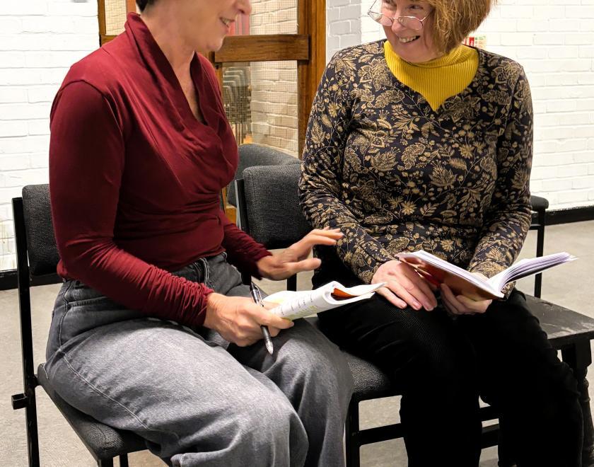 Rehearsals are underway for Traitor At The Beeches at Twyford Drama