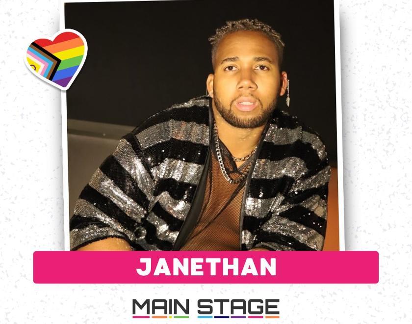 Janethan is performing on the Main Stage at Reading Pride Love Unites