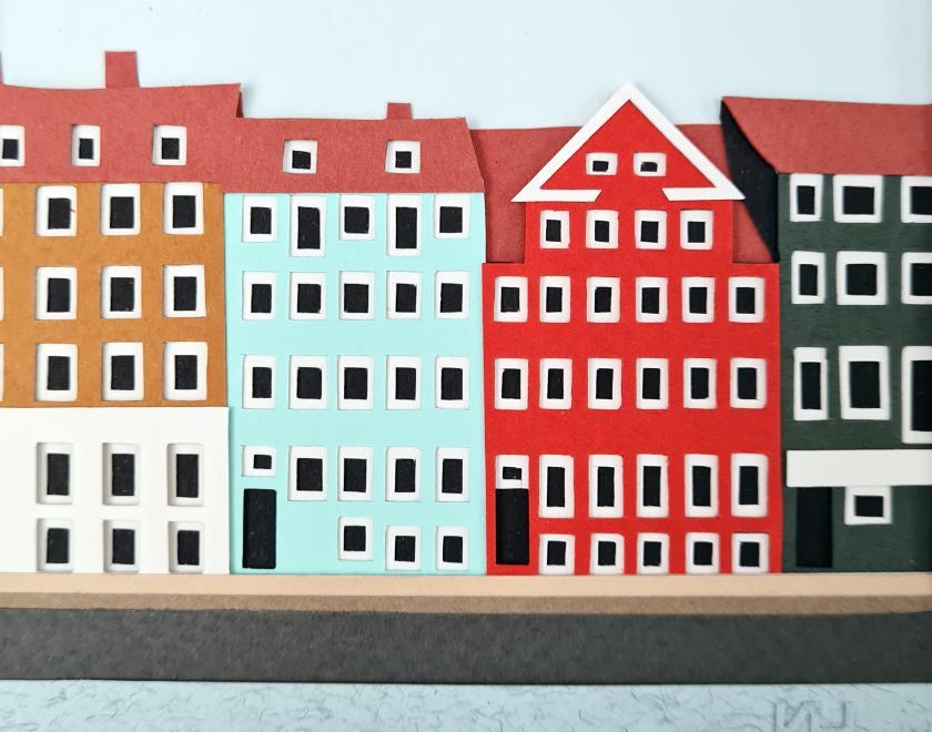 Papercraft art by Kate Hipkiss will be found at the Yattendon Winter Market