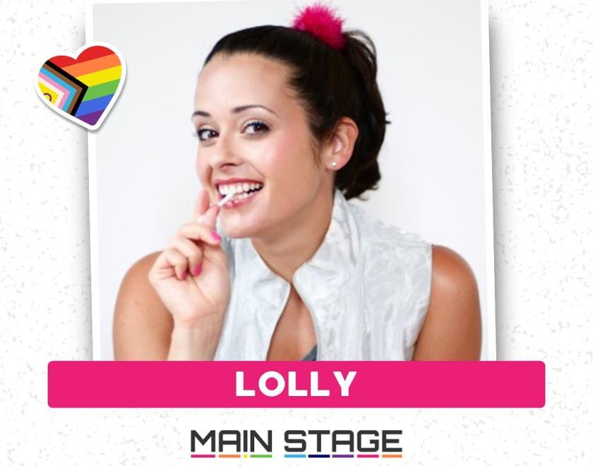 Lolly is performing on the Main Stage at Reading Pride Love Unites
