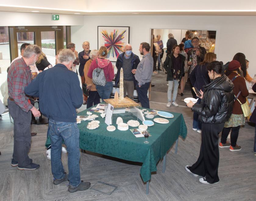 Private viewing of the Our Domain public art project in Reading