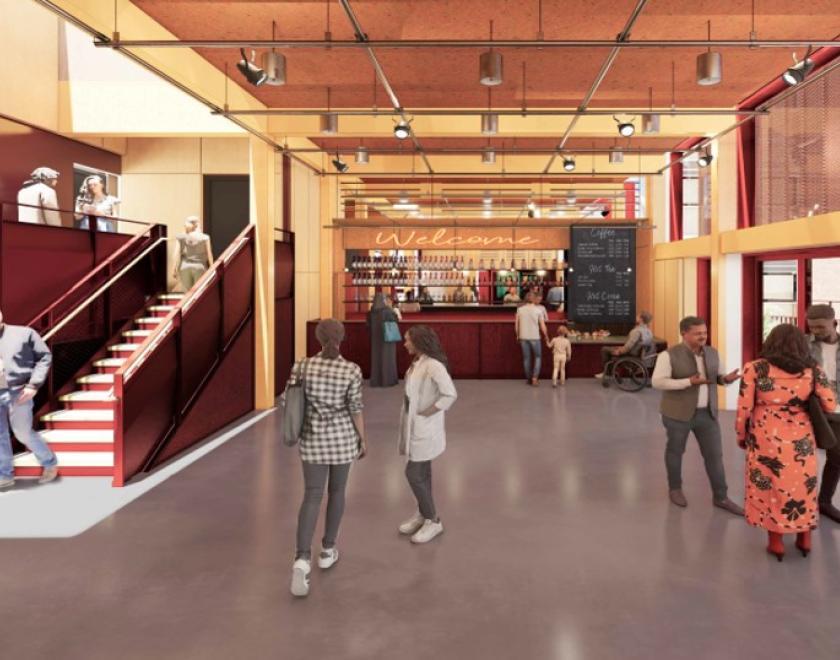 Bar and rehearsal space