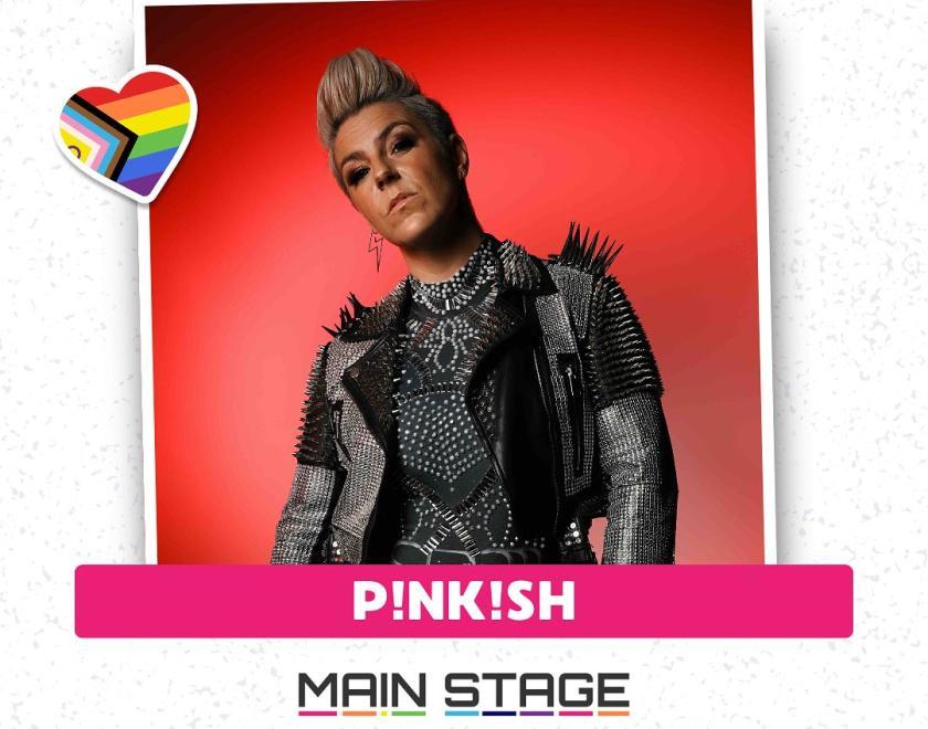 P!nk!sh is performing on the Main Stage at Reading Pride Love Unites